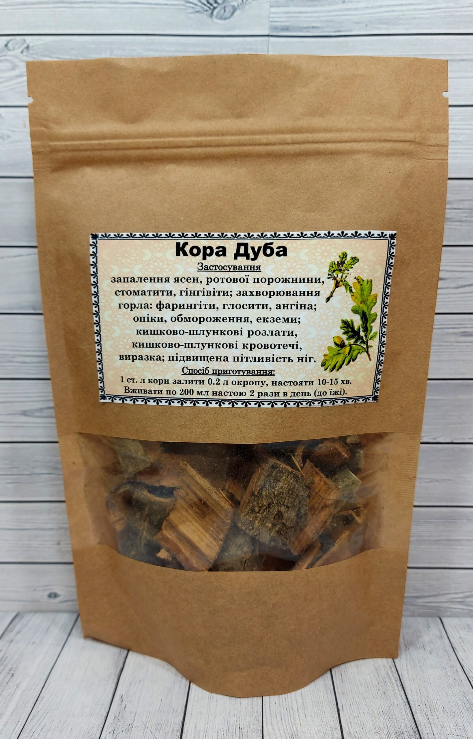 кора дуба