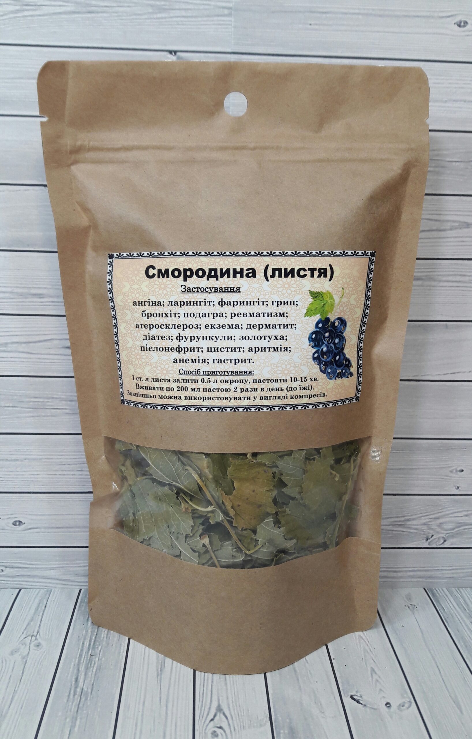 смородина листя
